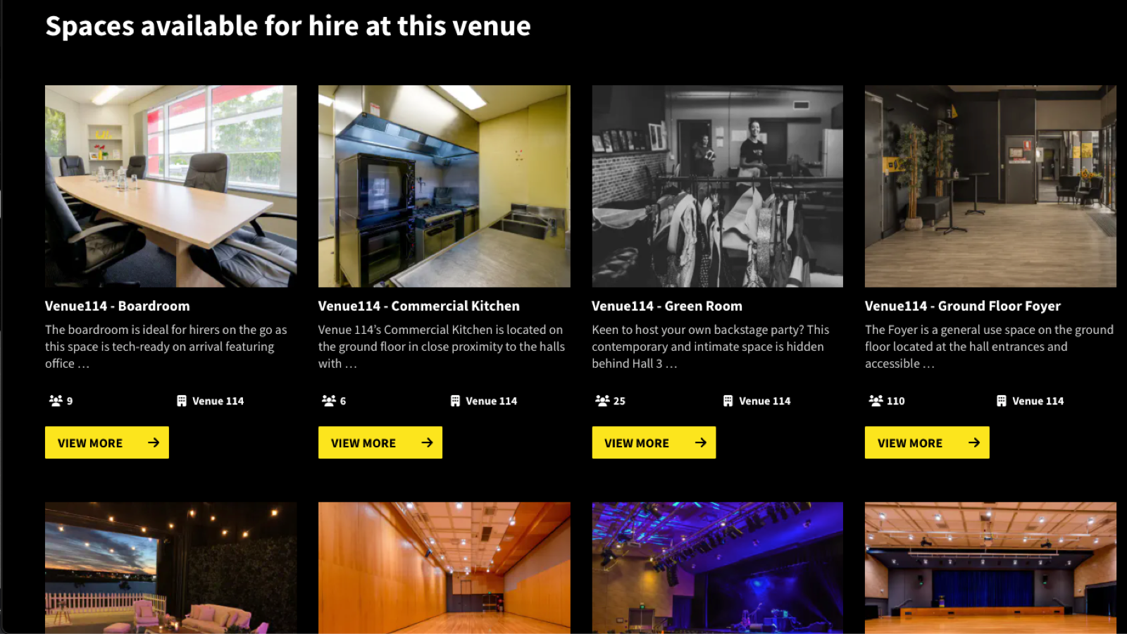 Venue114 Website Transition